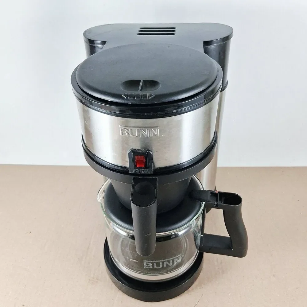 BUNN Coffee Maker Velocity 10-Cup Speed Brew Black Stainless NHS-B